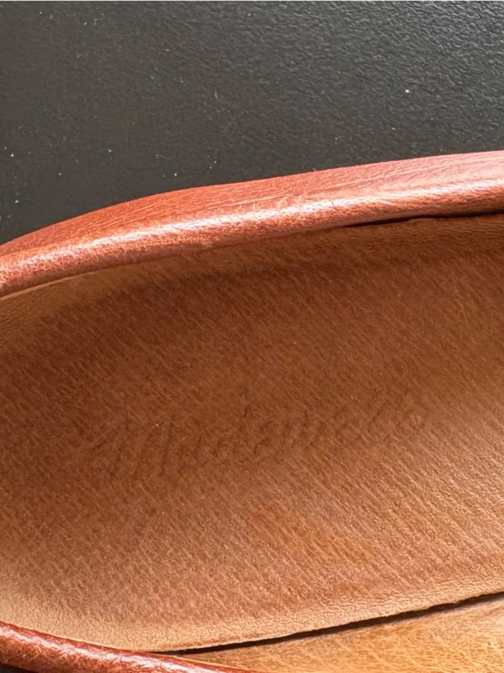 Madewell The Frances Loafers Burnished Mahogany Leather Size 10